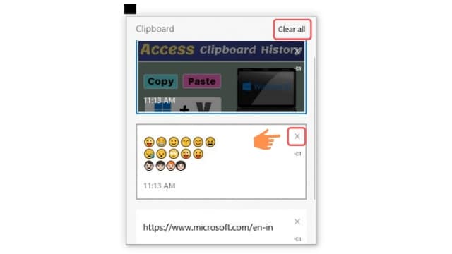 clear clipboard history windows 10, delete clipboard history windows 10