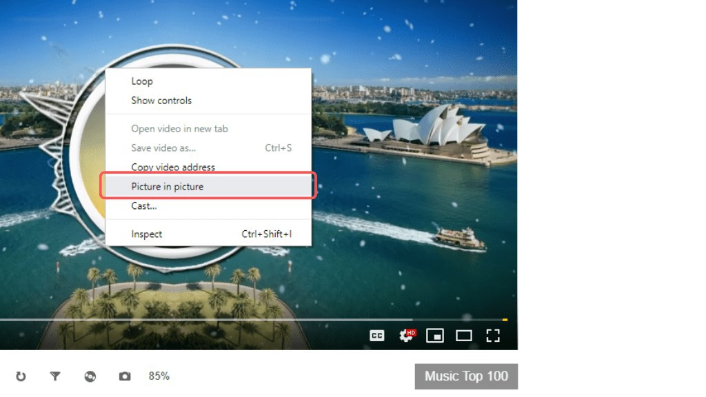try Picture in Picture mode in Google Chrome, how to get picture in picture mode chrome
