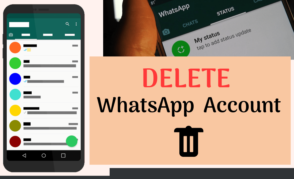 how to deactivate whatsapp account on android