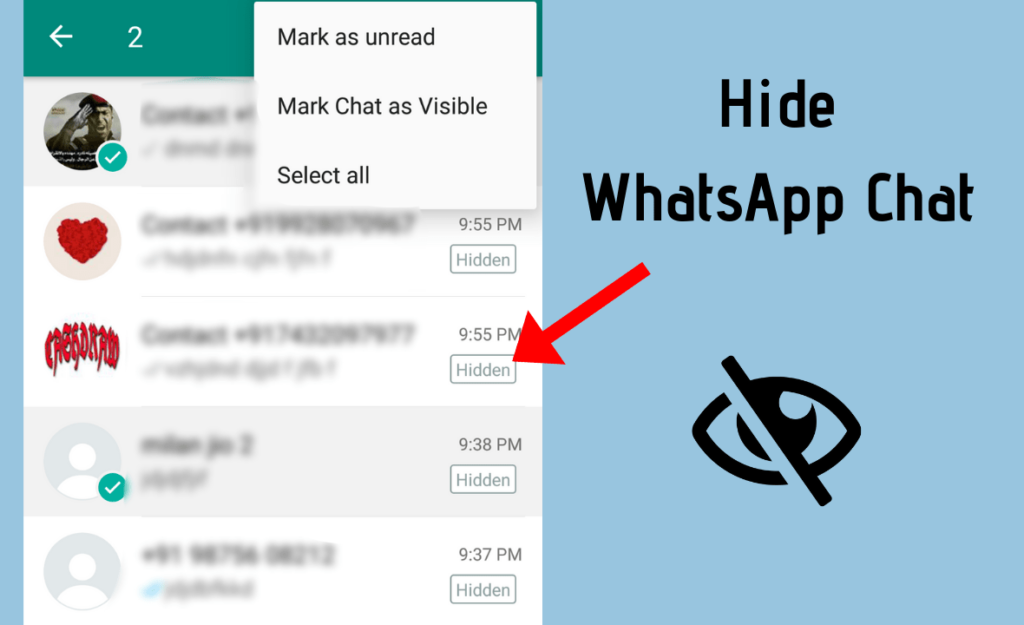 how to hide whatsapp chat in android phone, how to hide chat in whatsapp with password, how to hide chat in whatsapp without archive