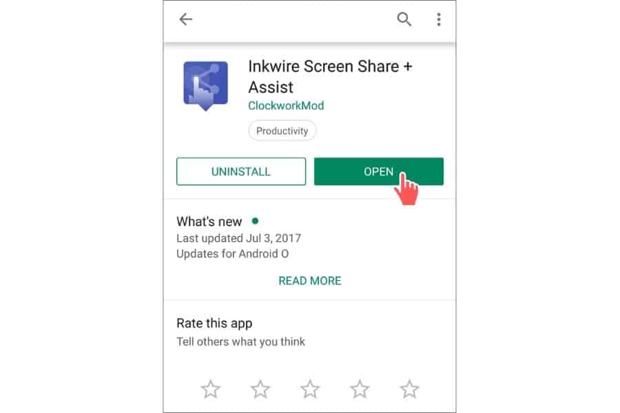 screen share android to android