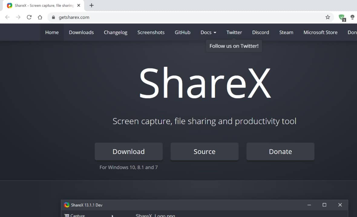 sharex scrolling capture