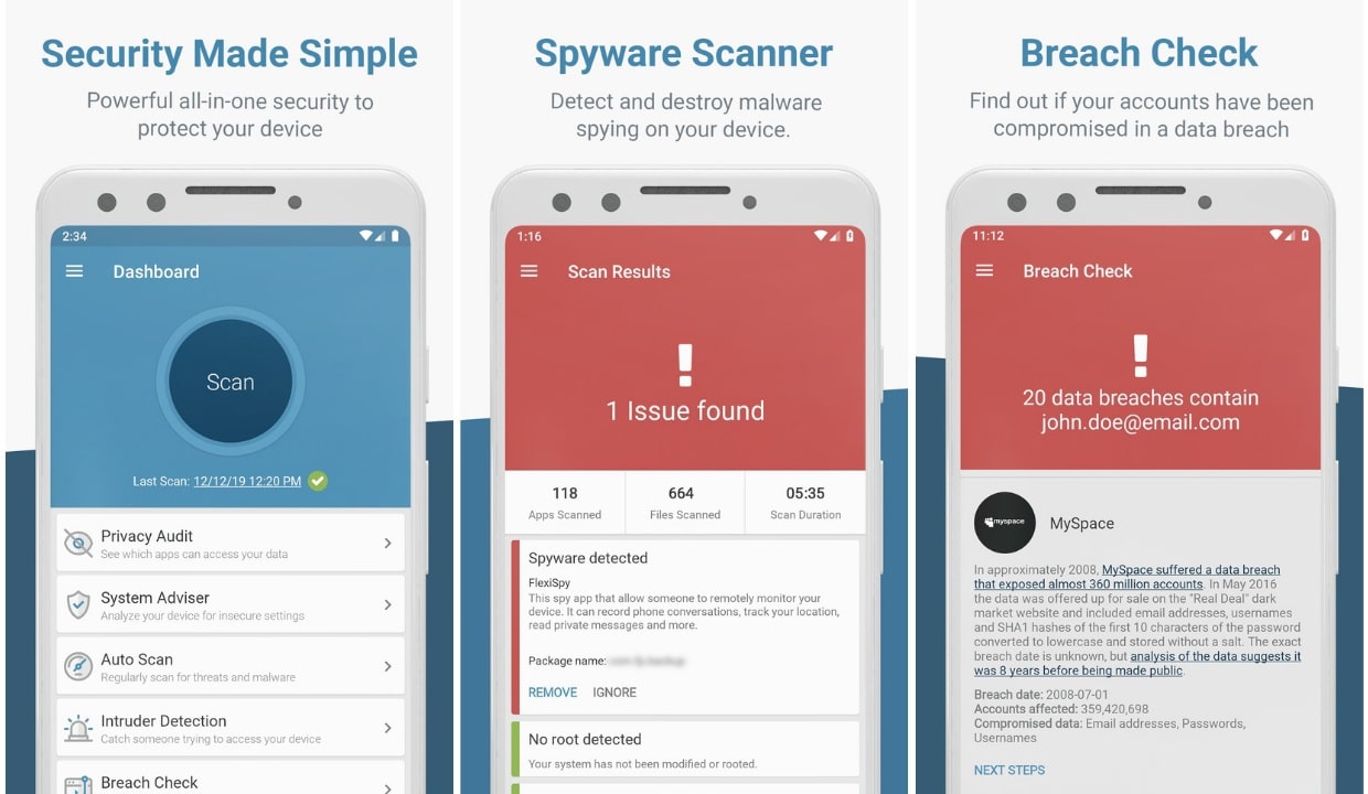 spyware removal for android