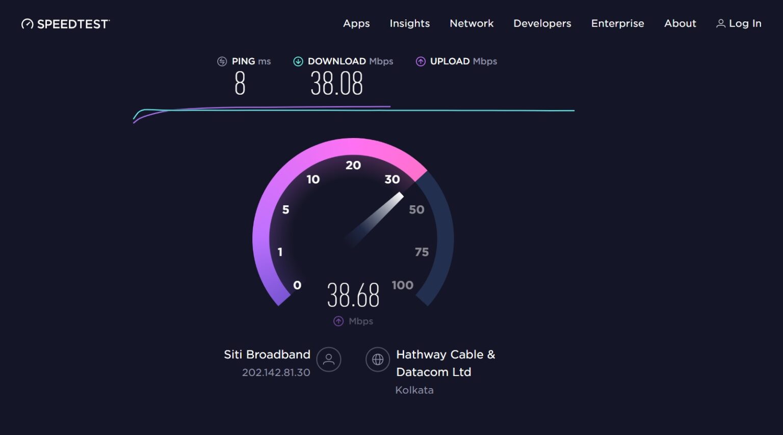 how to match my connection to speedtest by ookla