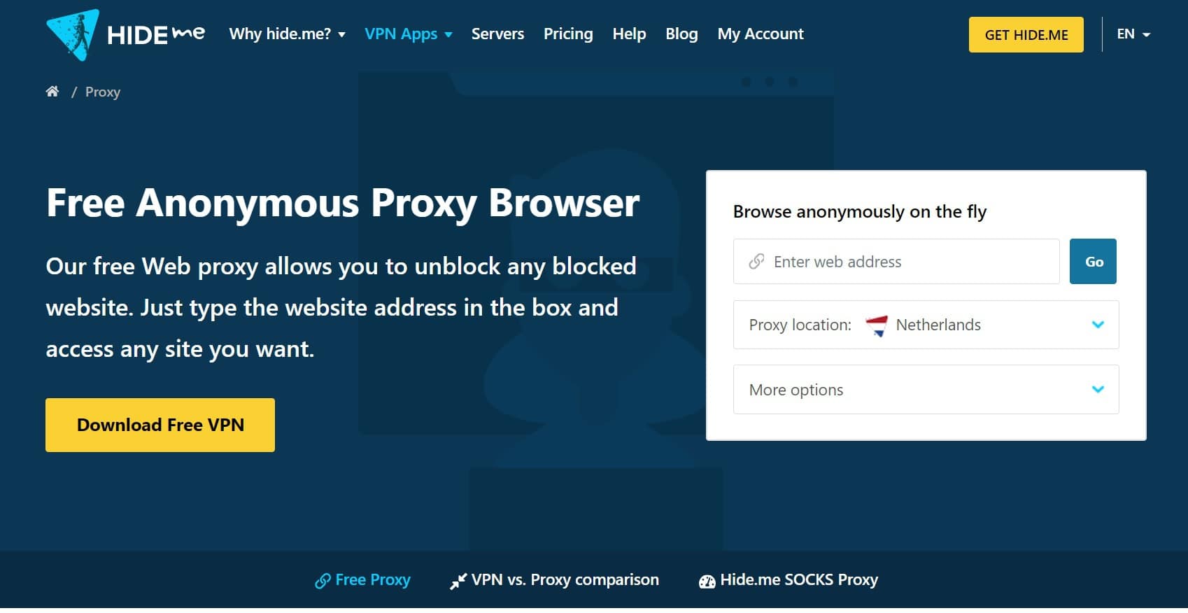 hide.me proxy, best proxy sites