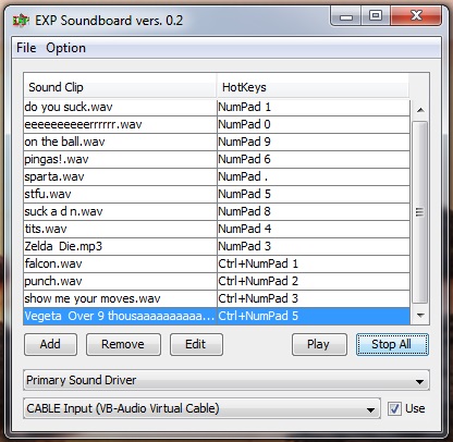 EXP Soundboard