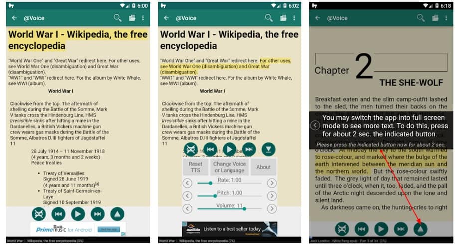 pdf voice reader for android