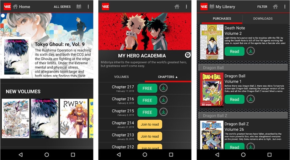 manga app, manga app android