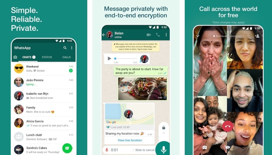 whatsapp messenger app