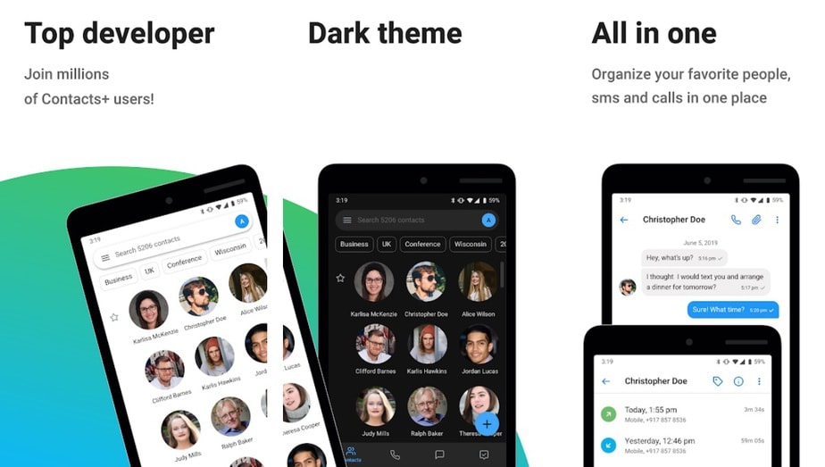 android contacts app