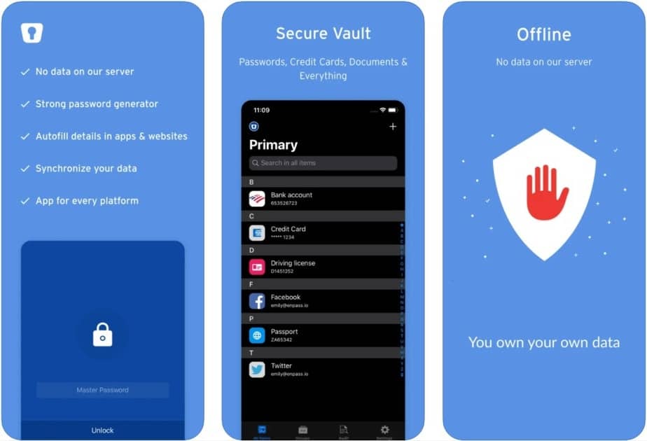 password manager for iphone