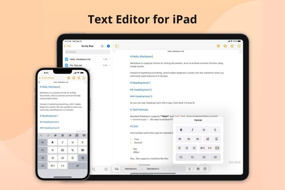best text editor app for ipad