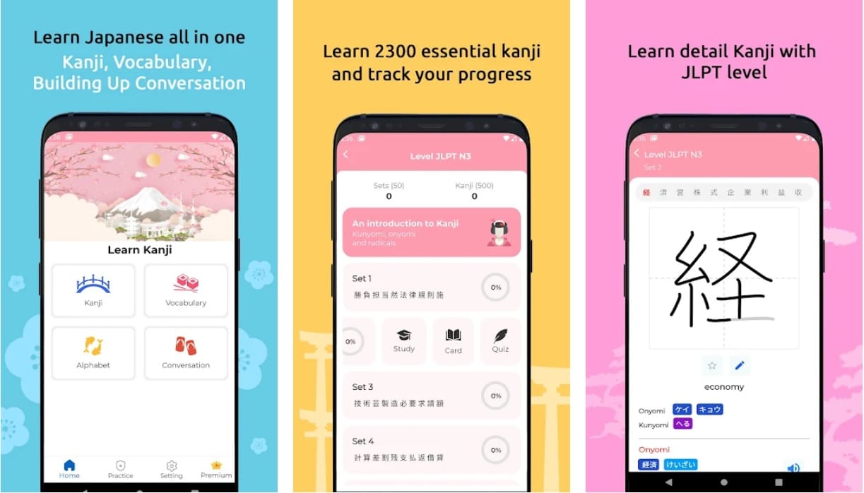 app to learn kanji
