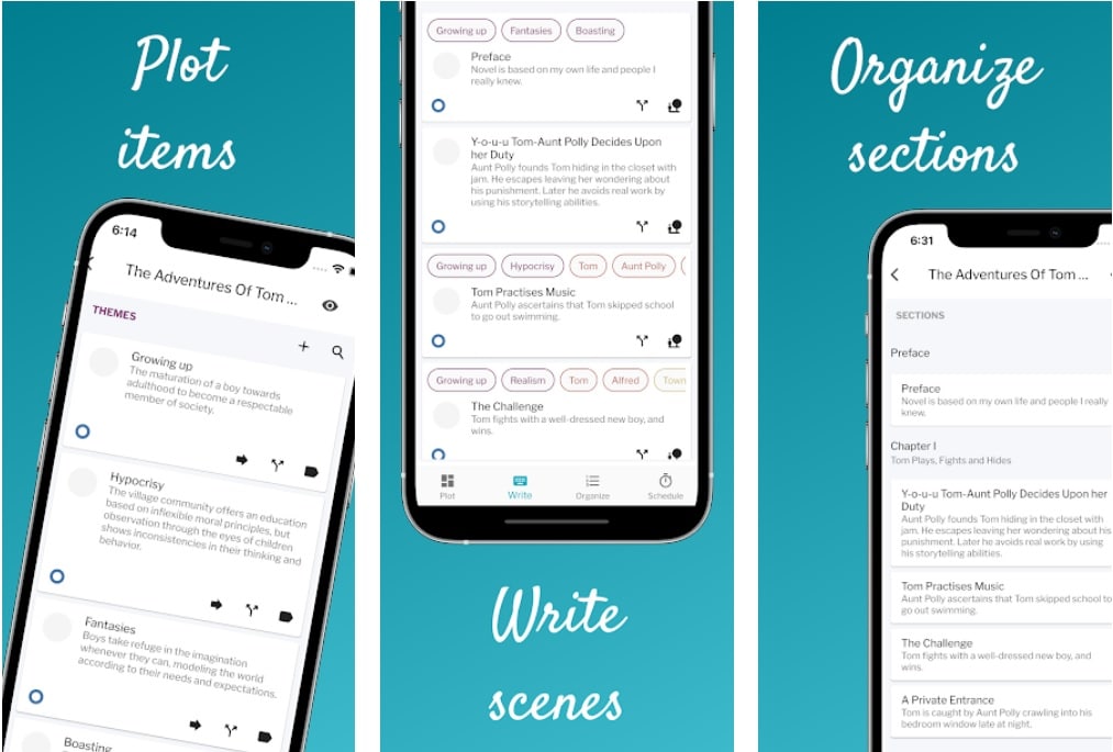 app to write story