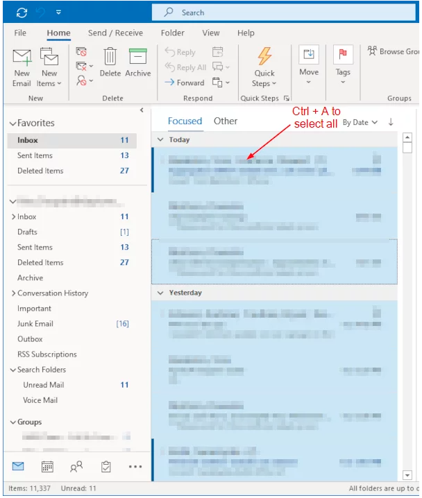 How to Mark All Emails As Read in Outlook