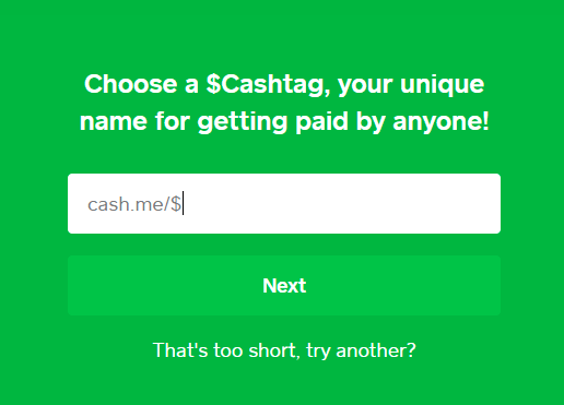 Find someone on Cash App using their Cashtag