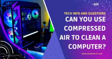 Can You Use Compressed Air To Clean A Computer